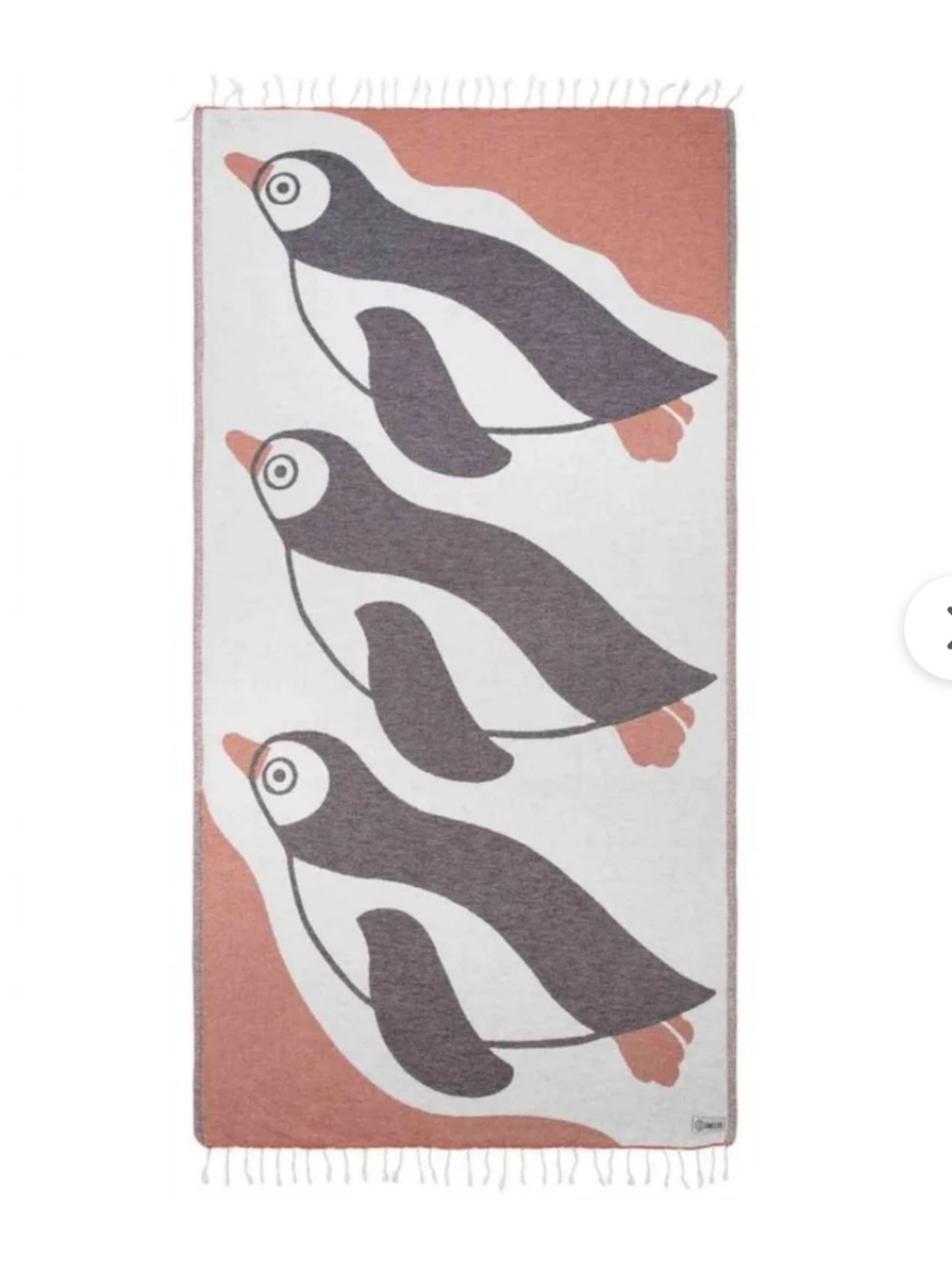 SANDCLOUD PENGUIN TURKISH TOWEL Beach Pool Picnic NEW